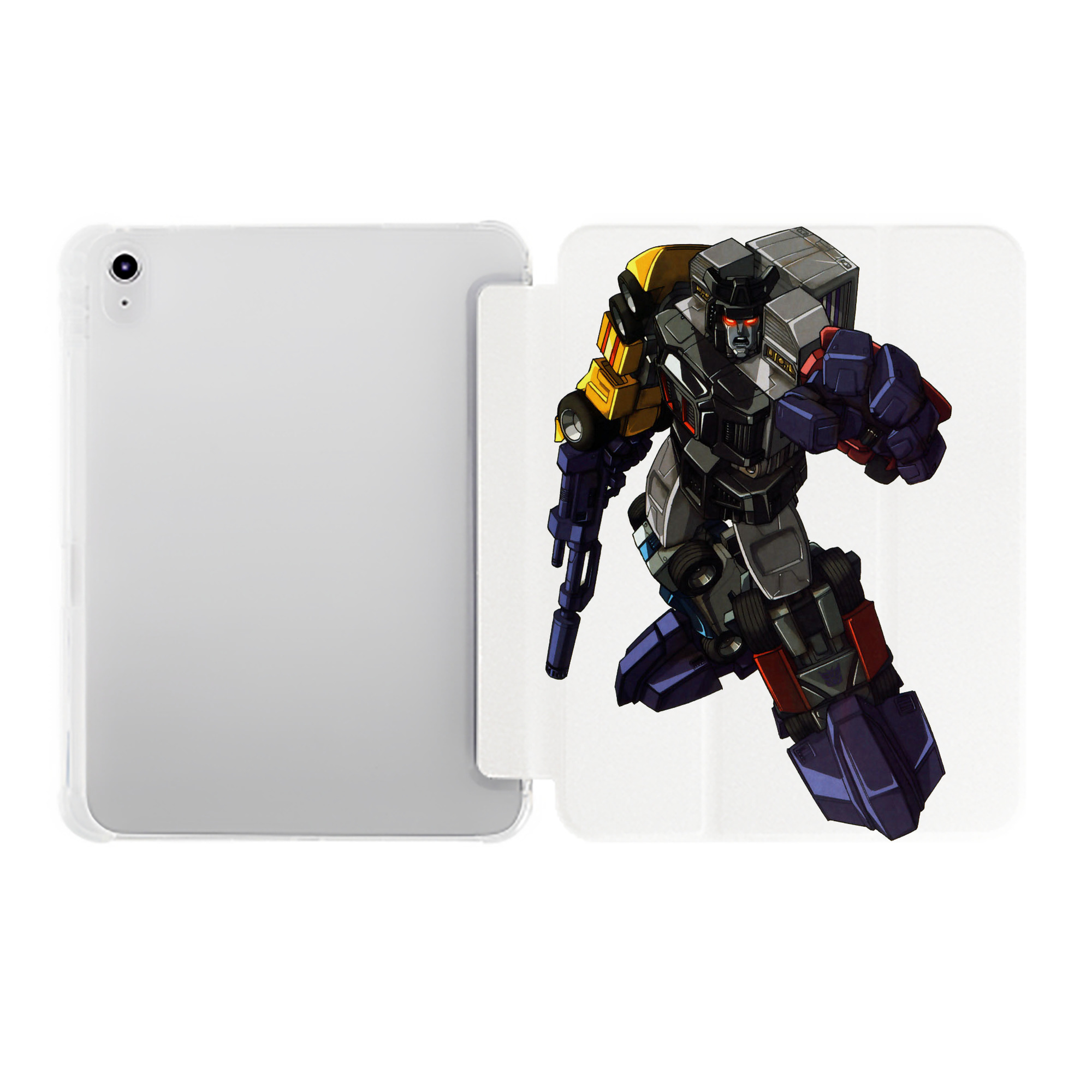 （画像用）  IPad ケース ペン収納付き 三つ折りスタンド PUレザー×シリコン 対応機種9.5/10.5/10.9インチ